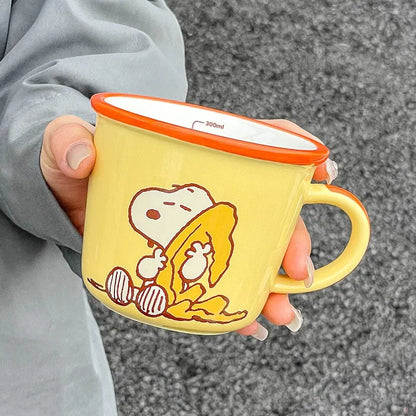 Couple Coffee Mugs Snoopy Cup