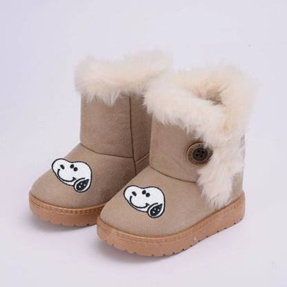 Baby Toddler Non Slip Soft Sole Casual Shoes Snoopy Shoes