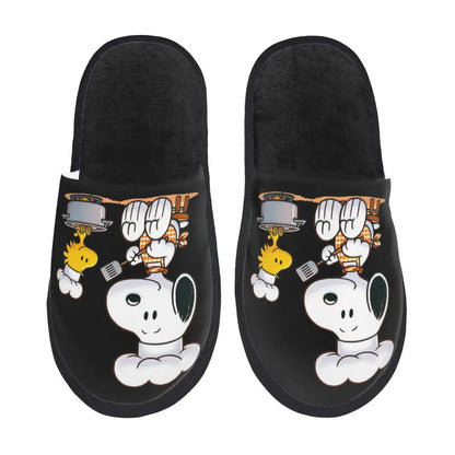Memory Foam Women Slippers Four Leaf Clover Snoopy Slippers