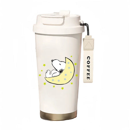 500ml Thermos Bottle Portable Snoopy Cup