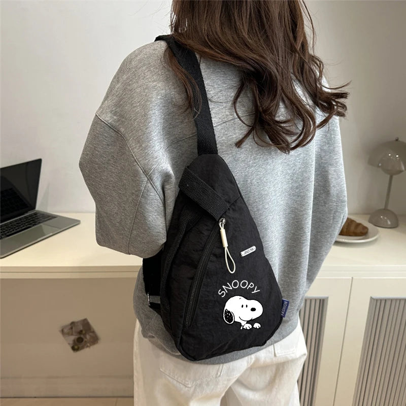 Snoopy Backpack Chest Bag Unisex Crossbody Phone Pouch
