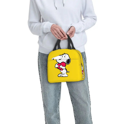 Snoopy Backpack Halloween Insulated Lunch Bag 22x20x13cm