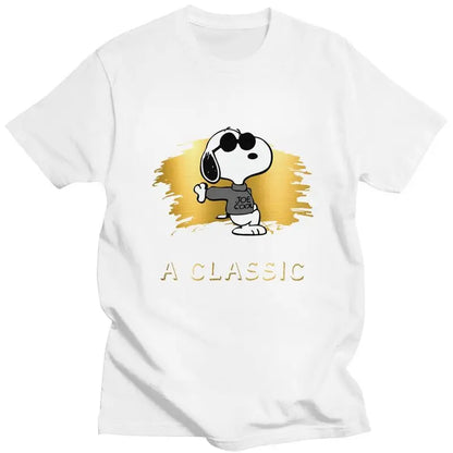 Men's Graphic Cotton T Shirt Not Getting Old Snoopy Shirt