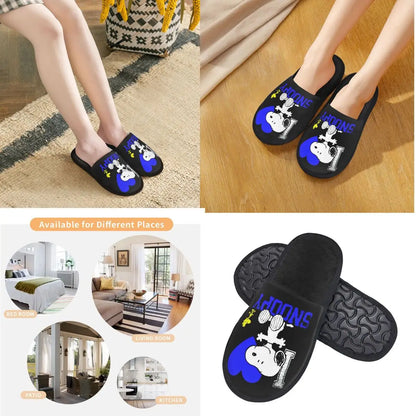 Plush Slippers Memory Foam EVA Anti Skid Snoopy Slippers