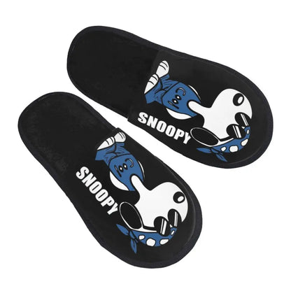 Memory Foam Women Slippers Four Leaf Clover Snoopy Slippers
