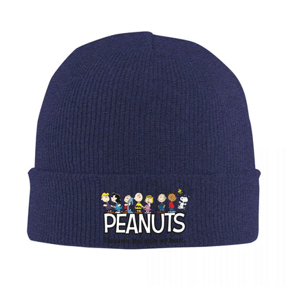 Peanuts Winter Knit Beanie Cotton Snoopy Hat