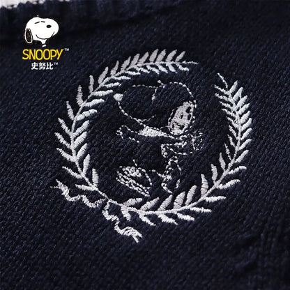 Snoopy Cartoon Student Vest Knit Snoopy Stuffed Sweatshirt