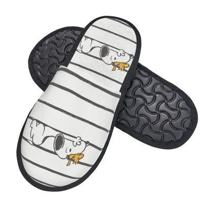 Memory Foam Cartoon Slippers Women Indoor Snoopy Slippers