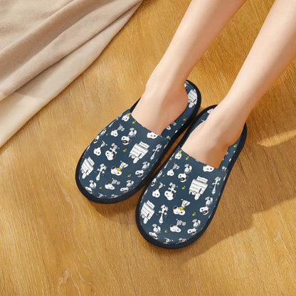 Memory Foam Cartoon Slippers Women Indoor Snoopy Slippers