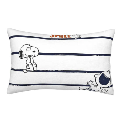 Cute Pillowcase 18in Square Red Snoopy Pillow