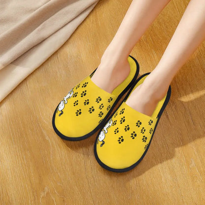 Anime Pattern Memory Foam Slippers Snoopy Slippers