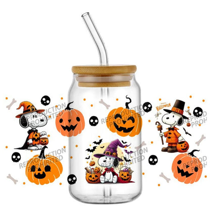 16oz Snoopy Cup UV DTF Transfer Waterproof Snoopy Cup