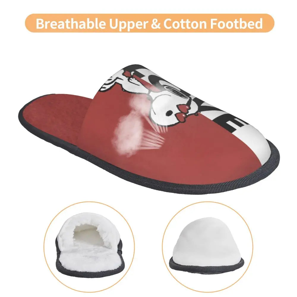 Memory Foam Women Slippers Four Leaf Clover Snoopy Slippers