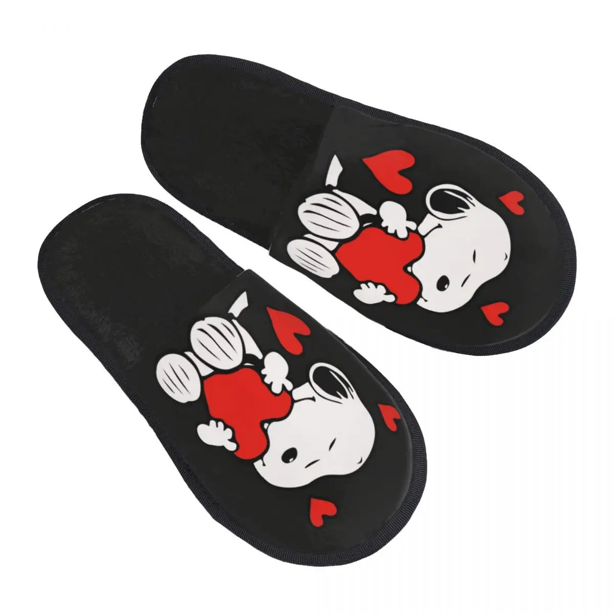 Memory Foam Women Slippers Four Leaf Clover Snoopy Slippers