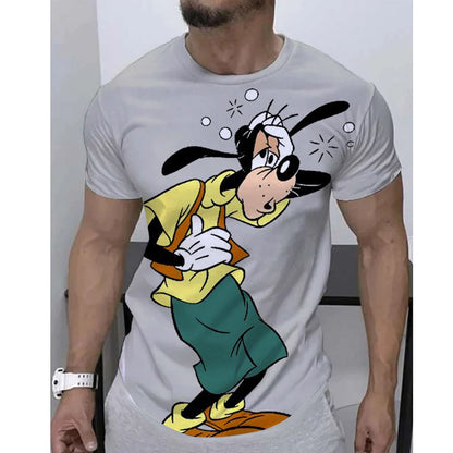 Joe Cool Print Breathable Round Neck Snoopy Shirt