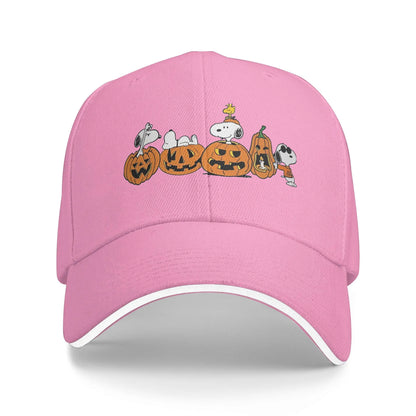 Halloween Pumpkin Cap Baseball Sun Snoopy Hat