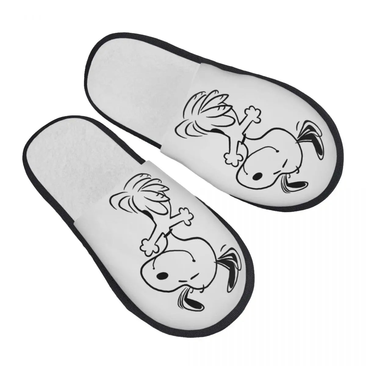 Memory Foam Women Slippers Four Leaf Clover Snoopy Slippers