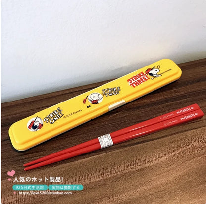 Stainless Steel Bento Box 2 Tier 500ml Snoopy Luch Box