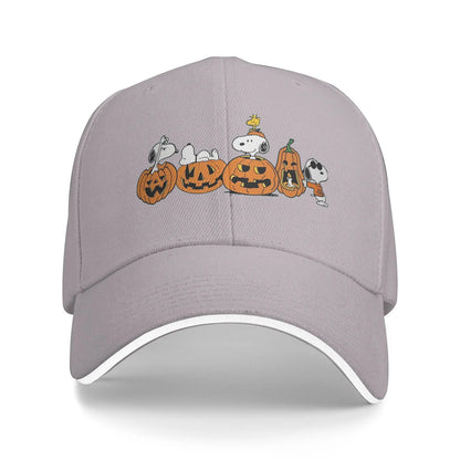 Halloween Pumpkin Cap Baseball Sun Snoopy Hat