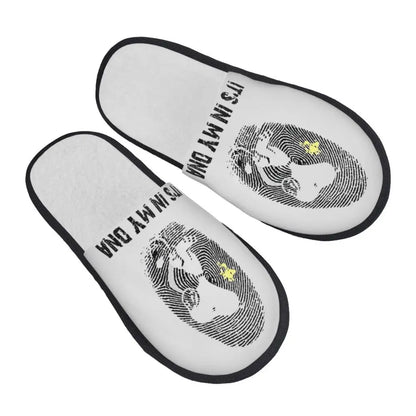Memory Foam Women Slippers Four Leaf Clover Snoopy Slippers