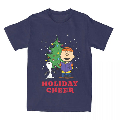 Unisex Peanuts Christmas Snoopy Graphic Tee Snoopy Shirt