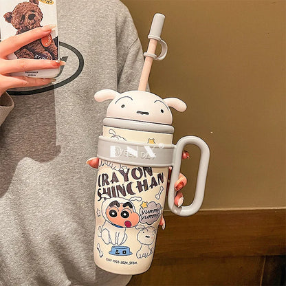 800ml 304 Stainless Steel Insulated Cup Cartoon Snoopy Cup