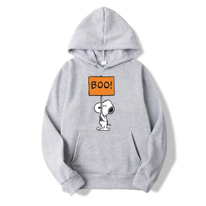 Hooded Boo Hoodie Casual Snoopy Hoodie
