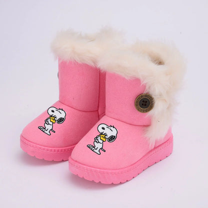 Baby Toddler Non Slip Soft Sole Casual Shoes Snoopy Shoes