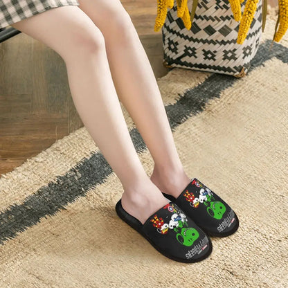 Memory Foam Women Slippers Four Leaf Clover Snoopy Slippers
