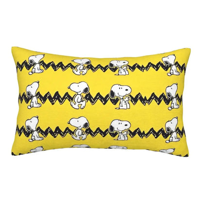 Cute Pillowcase 18in Square Red Snoopy Pillow