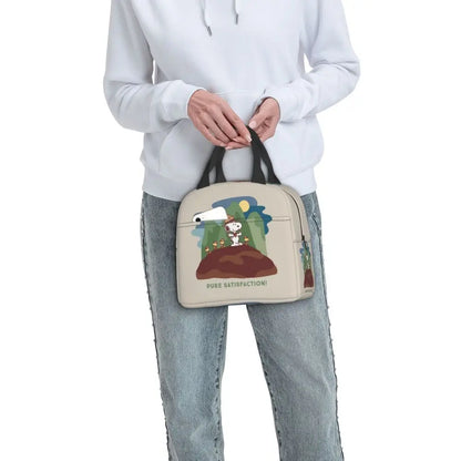 Snoopy Backpack Halloween Insulated Lunch Bag 22x20x13cm