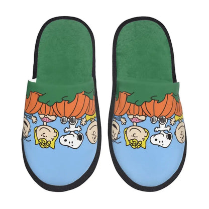 Custom Print Snoopy Slippers Memory Foam Cozy Snoopy Shoes