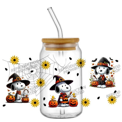 16oz Snoopy Cup UV DTF Transfer Waterproof Snoopy Cup
