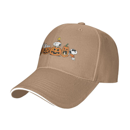 Halloween Pumpkin Cap Baseball Sun Snoopy Hat