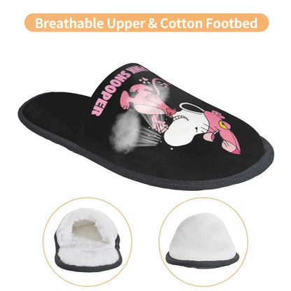 Memory Foam Women Slippers Four Leaf Clover Snoopy Slippers