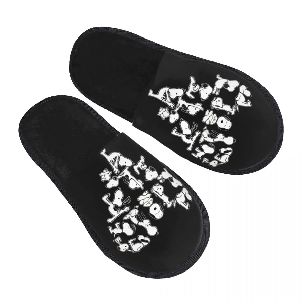 Memory Foam Women Slippers Four Leaf Clover Snoopy Slippers