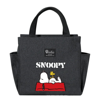 Snoopy Backpack Insulated Lunch Bag Bento Pack Ice Pack