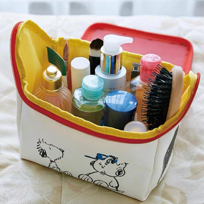 Snoopy Backpack Cosmetic Bag Cartoon House Car Shape Storage