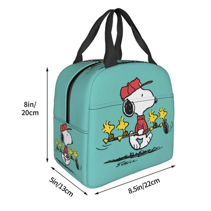 Snoopy Backpack Halloween Insulated Lunch Bag 22x20x13cm
