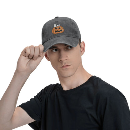 Halloween Pumpkin Print Cap Adjustable Snoopy Hat