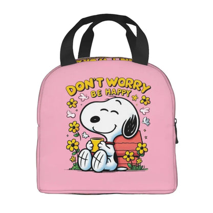 Snoopy Backpack Halloween Insulated Lunch Bag 22x20x13cm