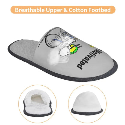 Memory Foam Women Slippers Four Leaf Clover Snoopy Slippers