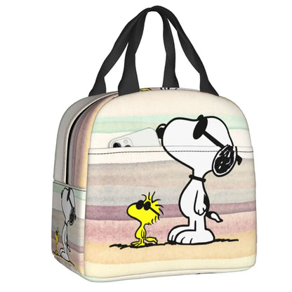 Snoopy Backpack Halloween Insulated Lunch Bag 22x20x13cm