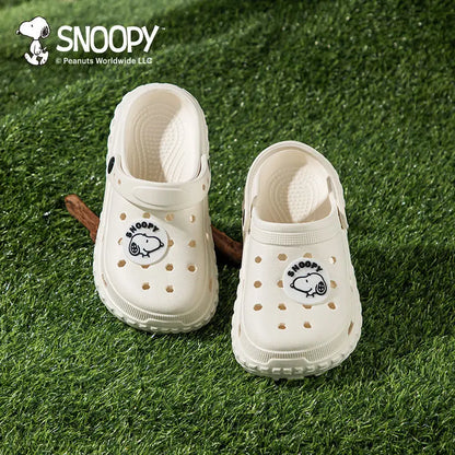 Cartoon Crocs Anti Slip Snoopy Shoes