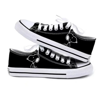 Womens Casual Low Sneakers Non Slip Lightweight Snoopy Shoes