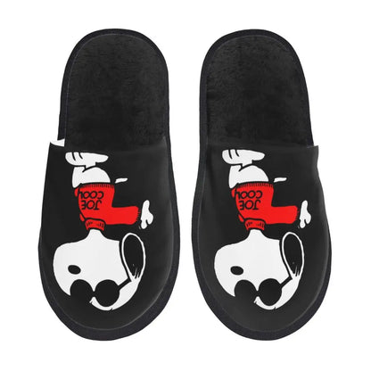 Memory Foam Women Slippers Four Leaf Clover Snoopy Slippers
