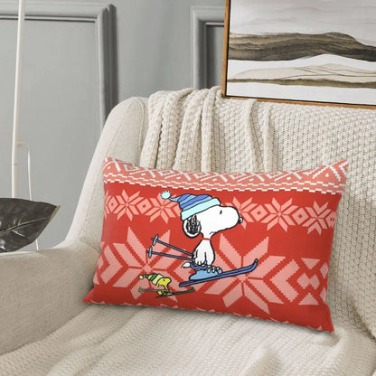 Cute Pillowcase 18in Square Red Snoopy Pillow