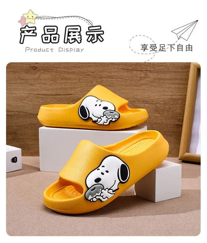 MINISO Snoopy Non Slip Indoor Slippers Snoopy Slippers