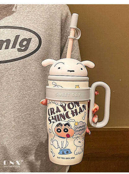 800ml 304 Stainless Steel Insulated Cup Cartoon Snoopy Cup