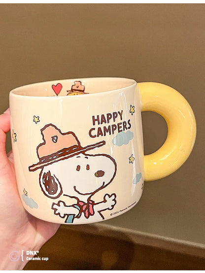 460ML Graduation Ceramic Mug Snoopy Cup